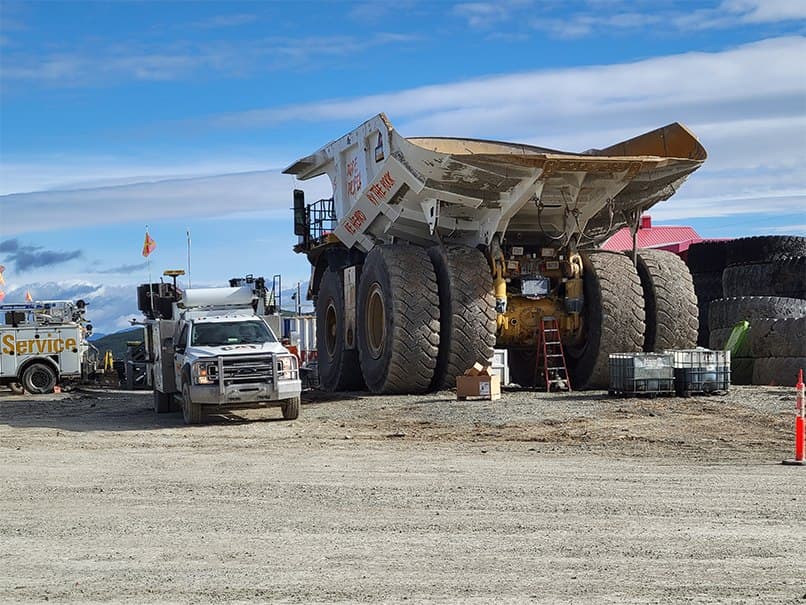 Mining equipment in a minerals operation